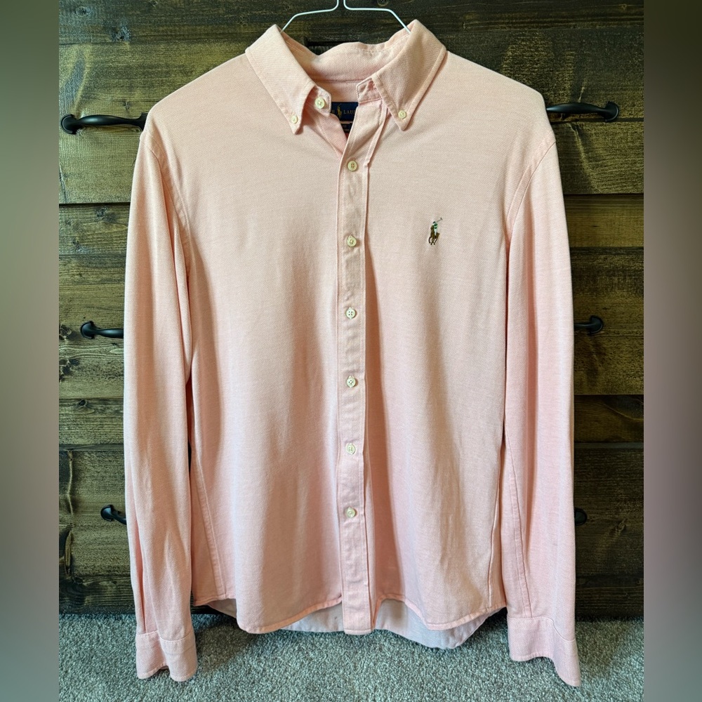Ralph Lauren Pink Casual Button Down Shirt
